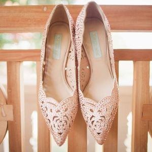 Blue- Betsey Johnson Sparkly Heels Size 8.5